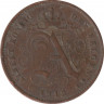 Монета. Бельгия. 1 цент 1912 год. DER BELGEN. ав.