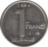 Монета. Бельгия. 1 франк 1994 год. BELGIQUE. ав.