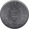 Монета. Гватемала. 5 сентаво 2010 год. ав.