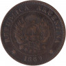 Монета. Аргентина. 1 сентаво 1889 год.