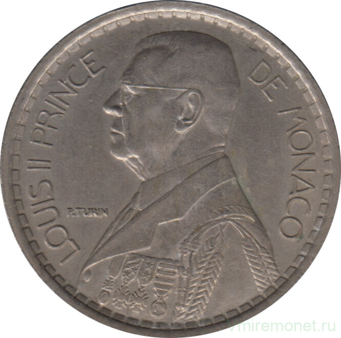 Монета. Монако. 20 франков 1947 год.