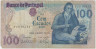 Банкнота. Португалия. 100 эскудо 1985 год. Тип 178d (2). ав.