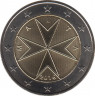 Монета. Мальта. 2 евро 2016 год. ав.