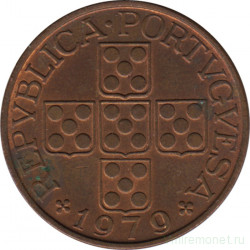 Монета. Португалия. 1 эскудо 1979 год.