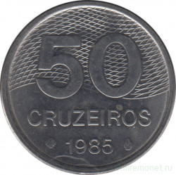 Монета. Бразилия. 50 крузейро 1985 год.