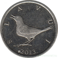 Монета. Хорватия. 1 куна 2013 год.