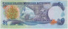 Банкнота. Каймановы острова. 1 доллар 2006 год. Тип 33а. рев.