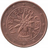 Монета. Австрия. 2 цента 2003 год. 