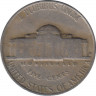 Монета. США. 5 центов 1948 год.  Монетный двор D. рев.