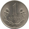 Монета. Гренландия. 1 крона 1964 год.