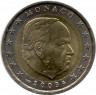 Монета. Монако. 2 евро 2003 год.