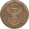 Монета. Южно-Африканская республика (ЮАР). 50 центов 2010 год. ав.