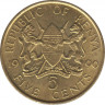 Монета. Кения. 5 центов 1990 год. ав.