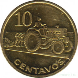 Монета. Мозамбик. 10 сентаво 2006 год.