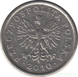Монета. Польша. 20 грошей 2010 год.