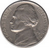  Монета. США. 5 центов 1971 год. Монетный двор D. ав.