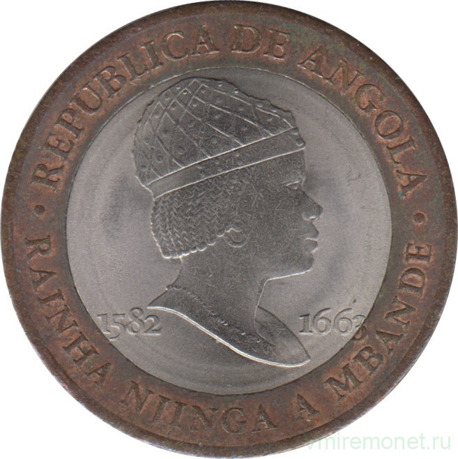 Монета. Ангола. 20 кванз 2014 год.
