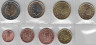 Монеты. Испания. Набор евро 8 монет 2021 год. 1, 2, 5, 10, 20, 50 центов, 1, 2 евро. ав.