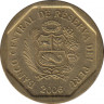 Монета. Перу. 5 сентимо 2006 год. ав.