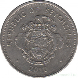Монета. Сейшельские острова. 1 рупия 2010 год. (немагнитная).