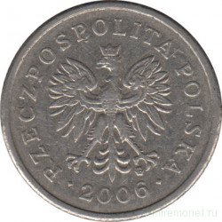 Монета. Польша. 20 грошей 2006 год.