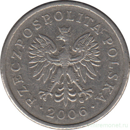 Монета. Польша. 20 грошей 2006 год.