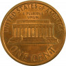 Монета. США. 1 цент 1991 год. Монетный двор D. рев