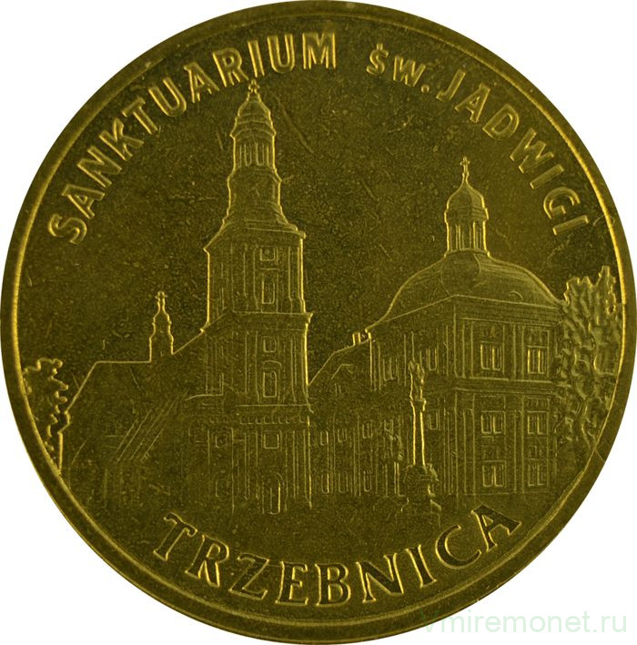 Монета. Польша. 2 злотых 2009 год. Тшебница.
