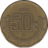 Монета. Мексика. 50 сентаво 2004 год. ав.
