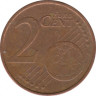 Монета. Италия. 2 цента 2009 год. рев.