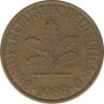 Монета. ФРГ. 10 пфеннигов 1988 год. Монетный двор - Штутгарт (F). ав.
