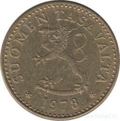 Монета. Финляндия. 10 пенни 1978 год.