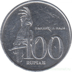 Монета. Индонезия. 100 рупий 2005 год.
