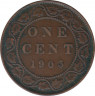 Монета. Канада. 1 цент 1903 год. ав.