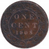 Монета. Канада. 1 цент 1903 год.