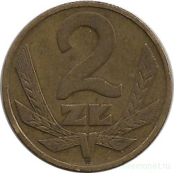Монета. Польша. 2 злотых 1978 год. Монетный двор - Ленинград. 