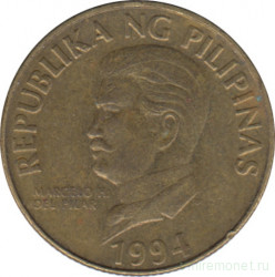 Монета. Филиппины. 50 сентимо 1994 год.