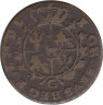 Монета. Польша. 1 грош 1768 год. G. рев.