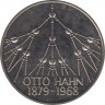 Монета. ФРГ. 5 марок 1979 год. 100 лет со дня рождения Отто Гана. ав.