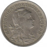 Монета. Португалия. 50 сентаво 1952 год.