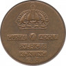  Монета. Швеция. 2 эре 1962 год . рев.