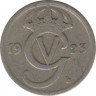 Монета. Швеция. 10 эре 1923 год . ав.