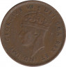 Монета. Ньюфаундленд. 1 цент 1941 год. рев.