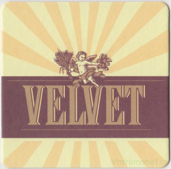 Подставка. Пиво  "Velvet". Чехия.
