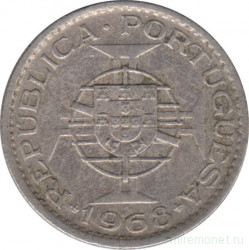 Монета. Ангола. 2.5 эскудо 1968 год.