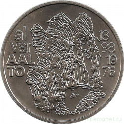 Монета. Финляндия. 100 марок 1998 год. 100 лет со дня рождения Алвара Аалто.