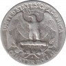 Монета. США. 25 центов 1954 год. Монетный двор D. рев.