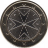 Монета. Мальта. 1 евро 2012 год. ав.
