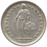 Монета. Швейцария. 1/2 франка 1958 год.