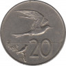 Монета. Острова Кука. 20 центов 1987 год. рев.
